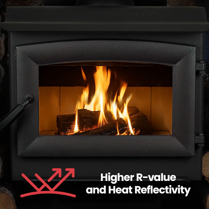 US Stove Company 4.5 x 9 x 1.25" Wood Burning Stove Pumice Firebrick, (6 Bricks)