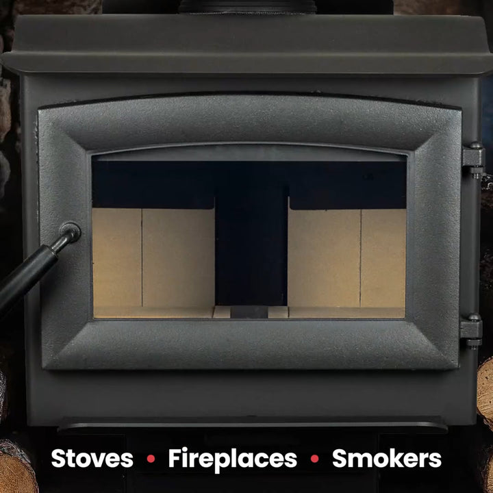 US Stove Company 4.5 x 9 x 1.25" Wood Burning Stove Pumice Firebrick, (6 Bricks)