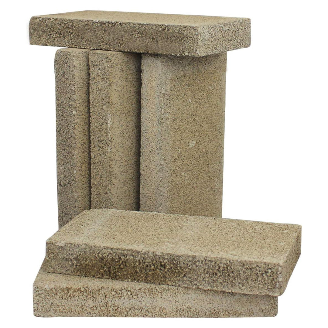 US Stove Company 4.5 x 9 x 1.25" Wood Burning Stove Pumice Firebrick, (6 Bricks) (4 Pack)