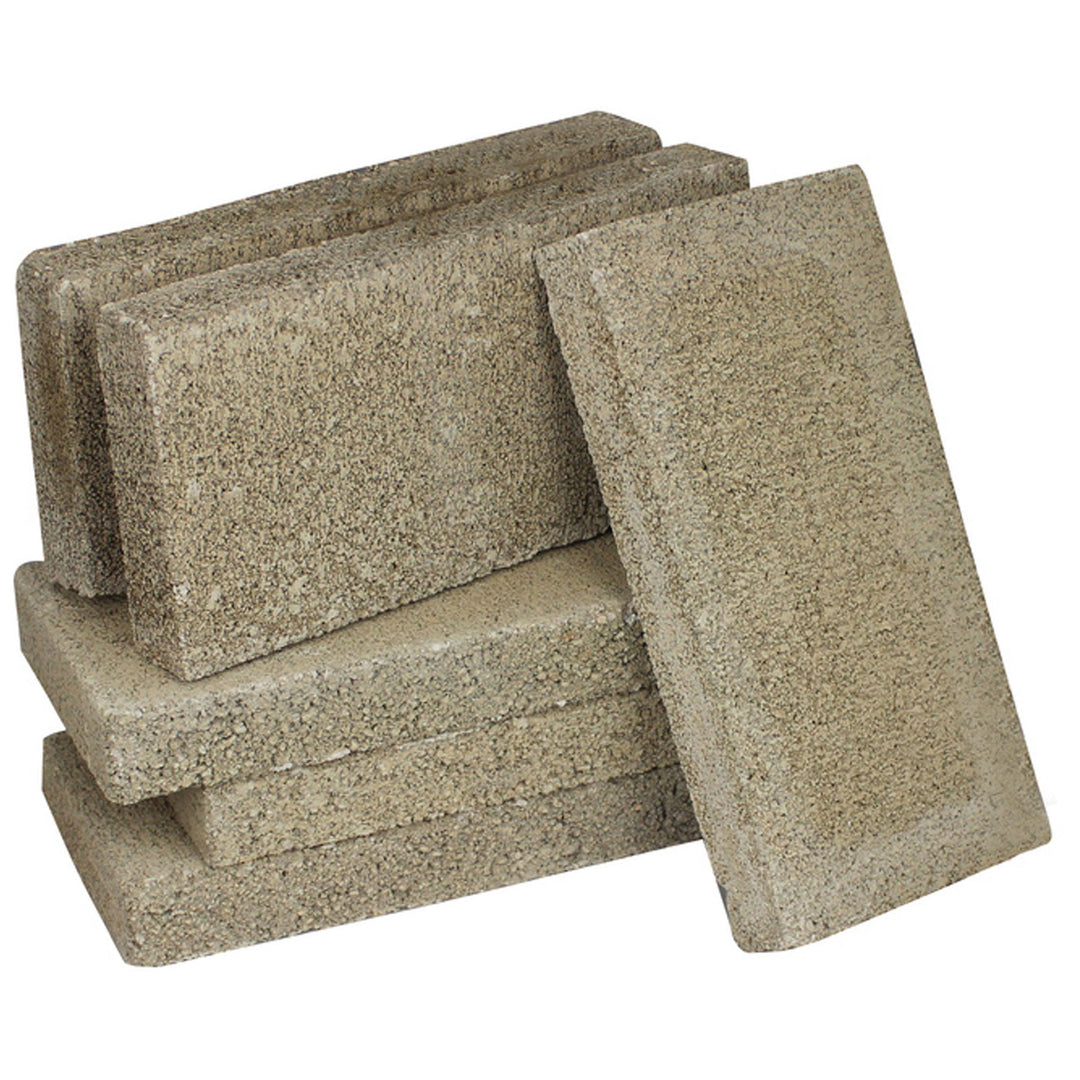 US Stove Company 4.5 x 9 x 1.25" Wood Burning Stove Pumice Firebrick, (6 Bricks)