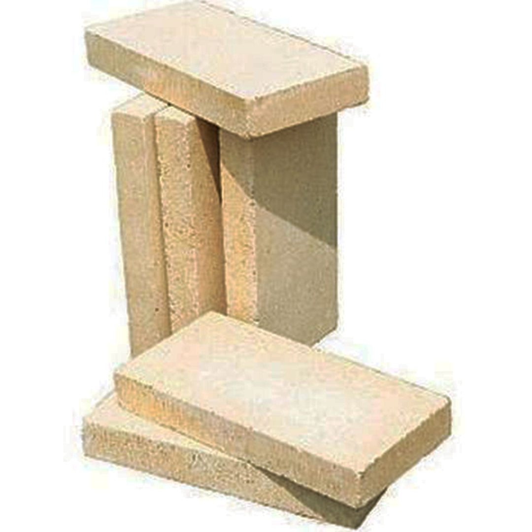 US Stove Company 4.5 x 9 x 1.25" Wood Burning Stove Pumice Firebrick, (6 Bricks)