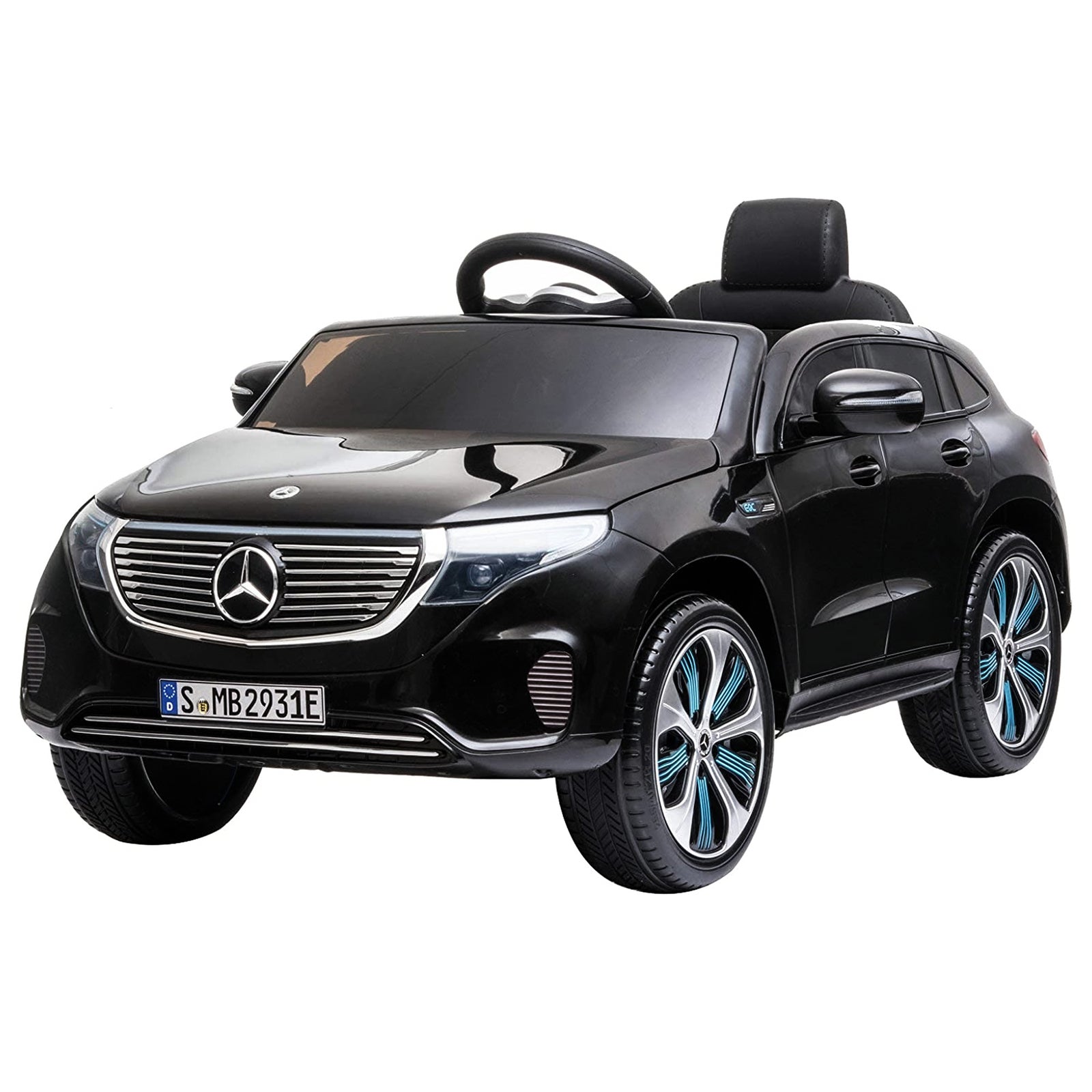 DAKOTT Mercedes Benz Crossover Battery Powered AWD Ride On SUV for Kids, Black - VMInnovations