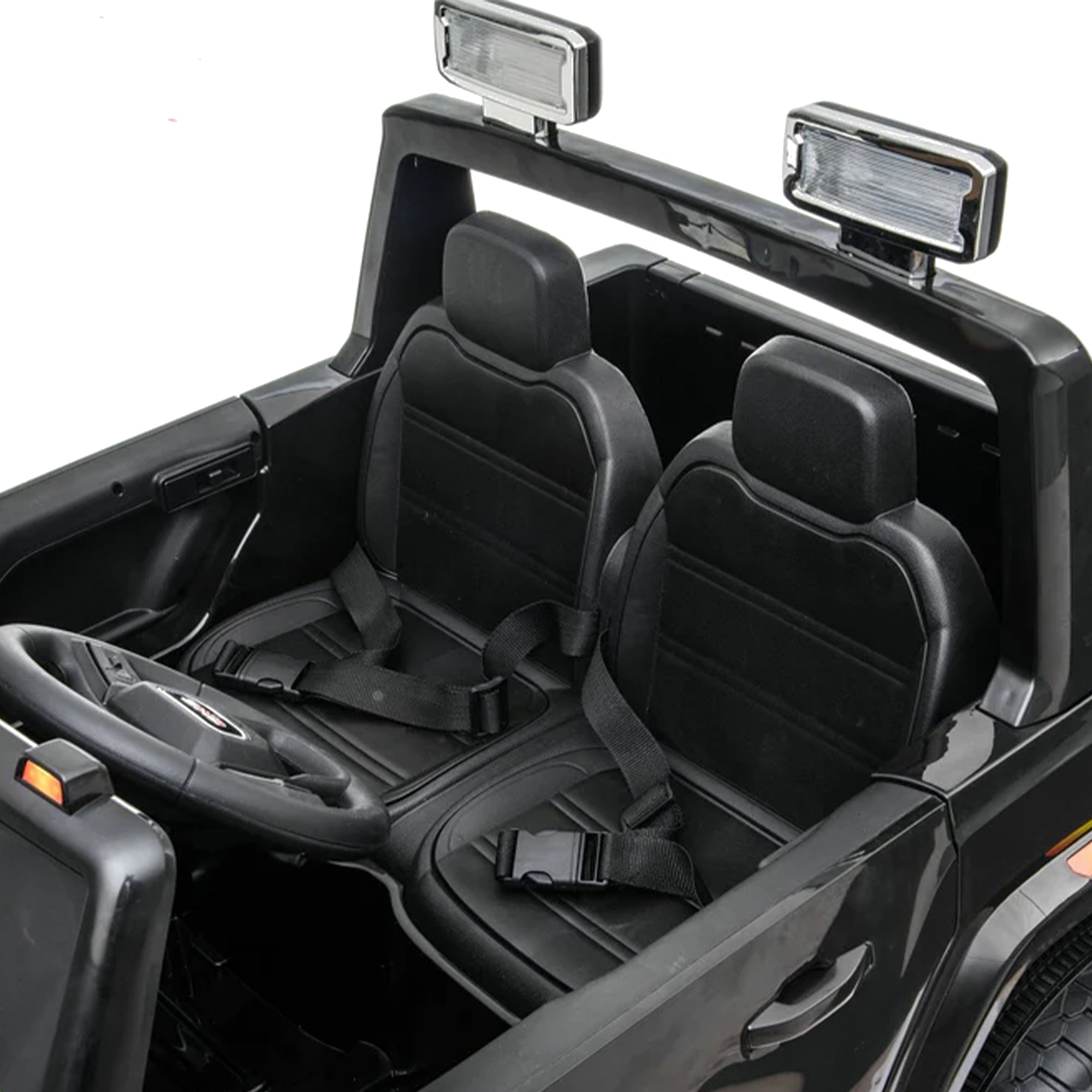 DAKOTT GMC Sierra Denali HD 2 Seater 12V Ride On Electric Vehicle, Black (Used) - VMInnovations