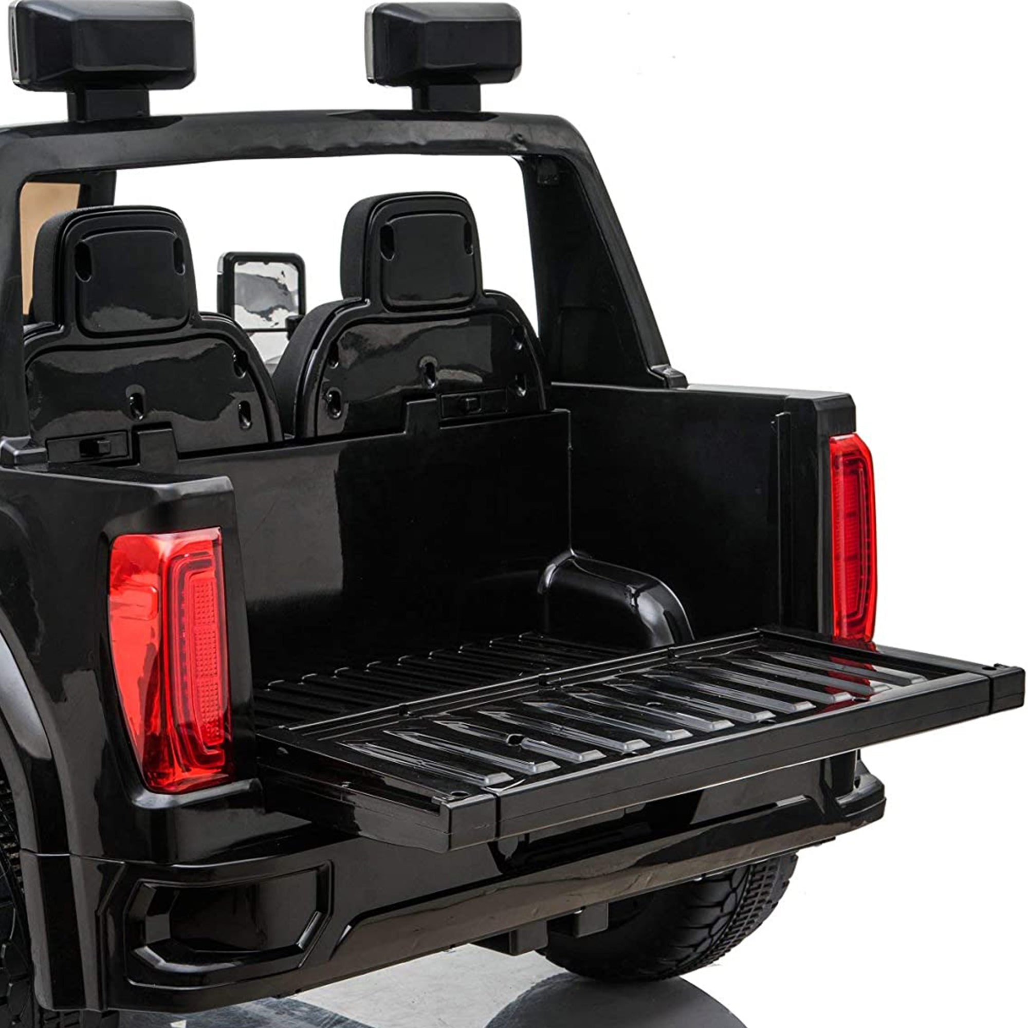 DAKOTT GMC Sierra Denali HD 2 Seater 12V Ride On Electric Vehicle, Black (Used) - VMInnovations