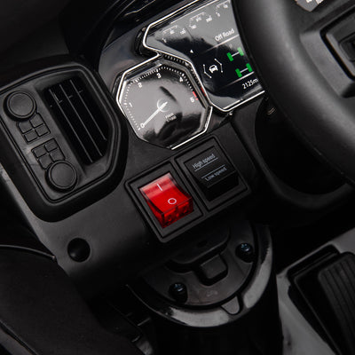 DAKOTT GMC Sierra Denali HD 2 Seater 12V Ride On Electric Vehicle, Black (Used) - VMInnovations