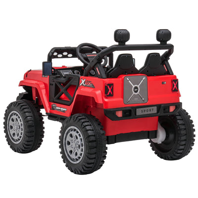 DAKOTT 12V Ride On Truck Electric with Remote Control for Kids, Red (Open Box) - VMInnovations