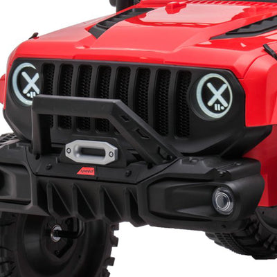DAKOTT 12V Ride On Truck Electric with Remote Control for Kids, Red (Open Box) - VMInnovations