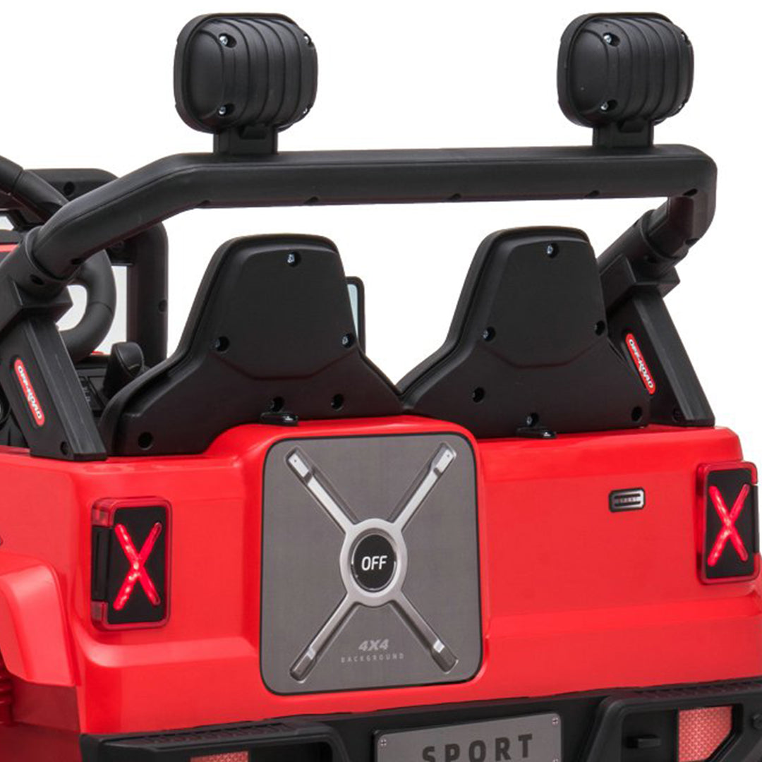 DAKOTT 12V Ride On Truck Electric with Remote Control for Kids, Red (Open Box)