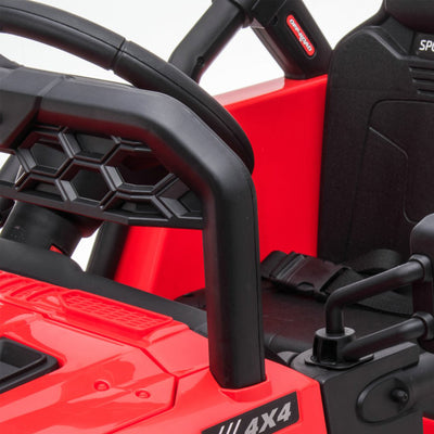 DAKOTT 12V Ride On Truck Electric with Remote Control for Kids, Red (Open Box) - VMInnovations