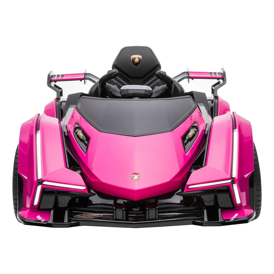 Dakott Lamborghini Gran Turismo V12 Battery Power Ride On Toy, Pink (For Parts)