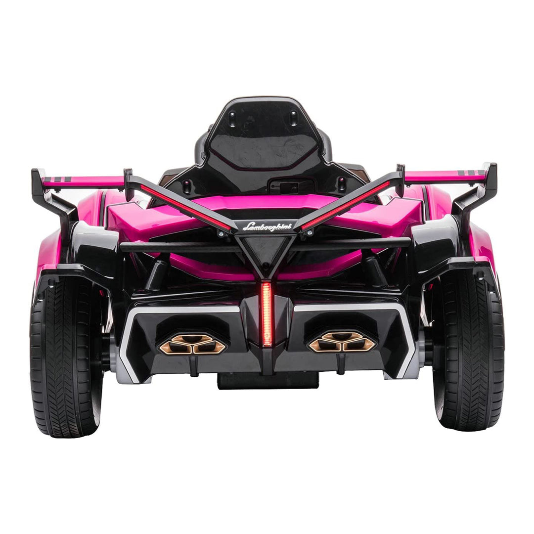 Dakott Lamborghini Gran Turismo V12 Battery Power Ride On Toy, Pink (For Parts)