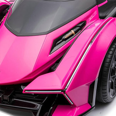 Dakott Lamborghini Gran Turismo V12 Battery Power Ride On Toy, Pink (For Parts) - VMInnovations