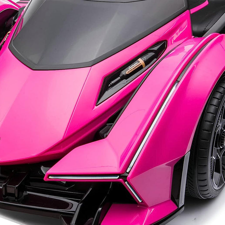 Dakott Lamborghini Gran Turismo V12 Battery Power Ride On Toy, Pink (For Parts)