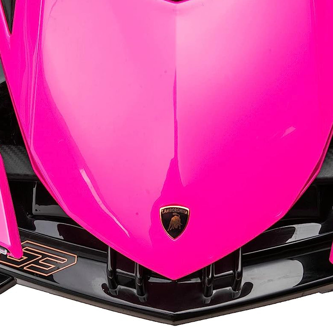 Dakott Lamborghini Gran Turismo V12 Battery Power Ride On Toy, Pink (For Parts)