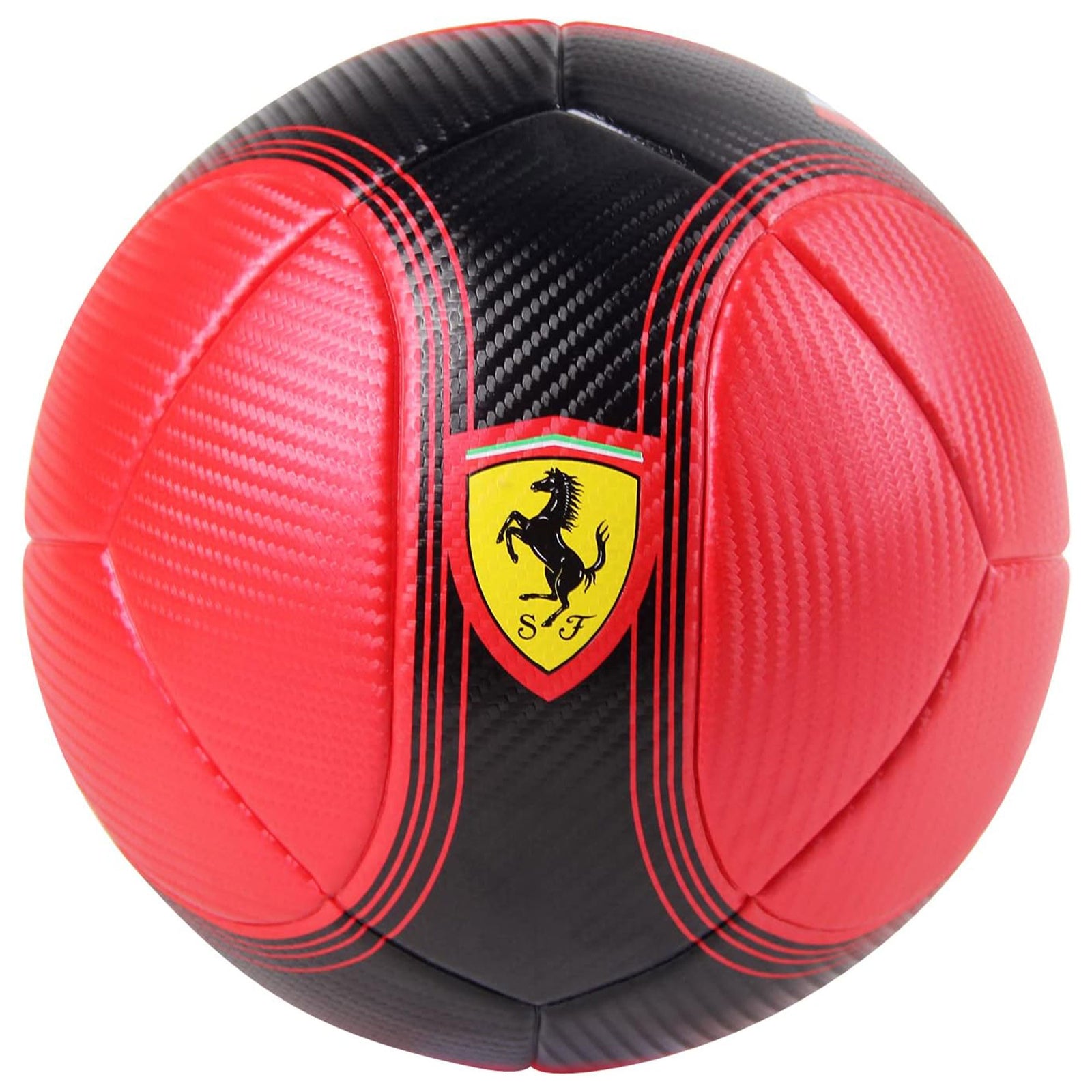 Dakott Ferrari Limited Edition Size 5 Carbon Fiber Soccer Ball, Red (Used) - VMInnovations