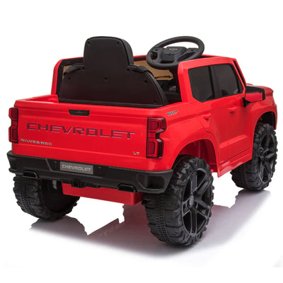 Dakott Chevy Silverado 4 x 4 Big Wheels Trail Boss Ride On Monster Truck, Red