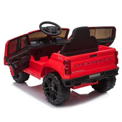 Dakott Chevy Silverado 4x4 Big Wheels Trail Boss Monster Truck, Red (Open Box) - VMInnovations