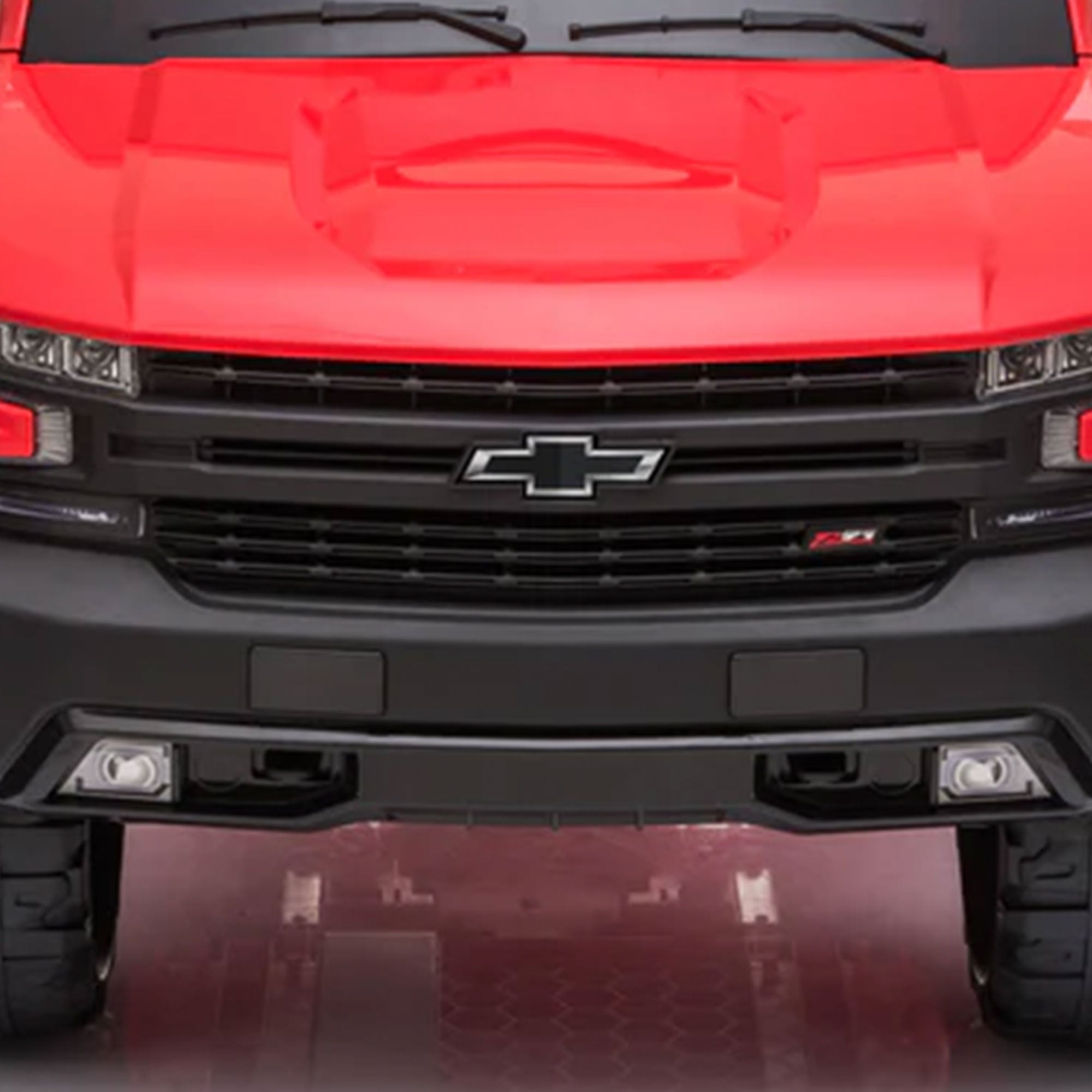 Dakott Chevy Silverado 4x4 Big Wheels Trail Boss Monster Truck, Red (Open Box) - VMInnovations