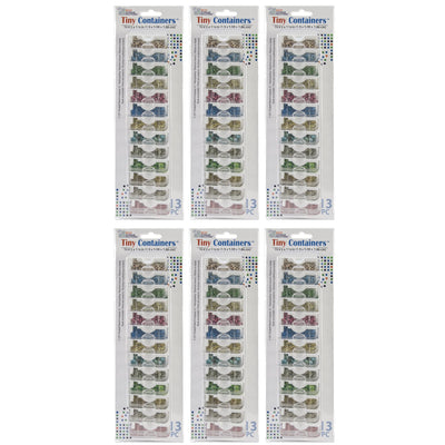 Elizabeth Ward Bead Storage Solutions 13 Piece Craft Storage Containers (6 Pack) - VMInnovations