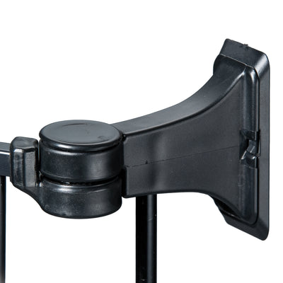 KidCo 30 Inch Door Mounted Magnet Locking Baby Safety Gate, Black (Used) - VMInnovations