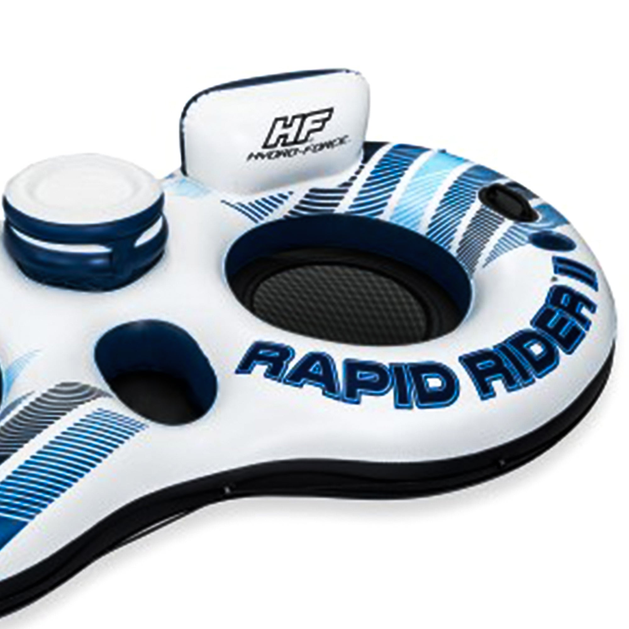 Bestway Hydro-Force Rapid Rider Tube & Tropical Breeze Party Island Water Float - VMInnovations