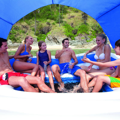 Bestway Hydro-Force Rapid Rider Tube & Tropical Breeze Party Island Water Float - VMInnovations