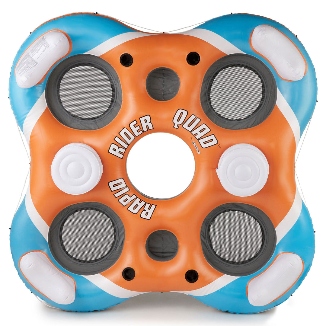 Bestway Hydro-Force Rapid Rider 4 Person Lounger and Double Water Tubes (2 Pack) - VMInnovations