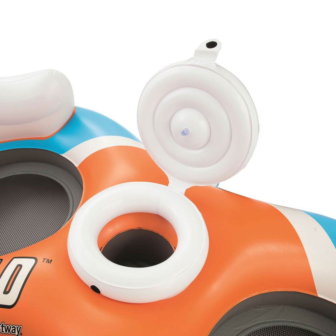 Bestway Hydro-Force Rapid Rider 4 Person Lounger and Double Water Tubes (2 Pack) - VMInnovations