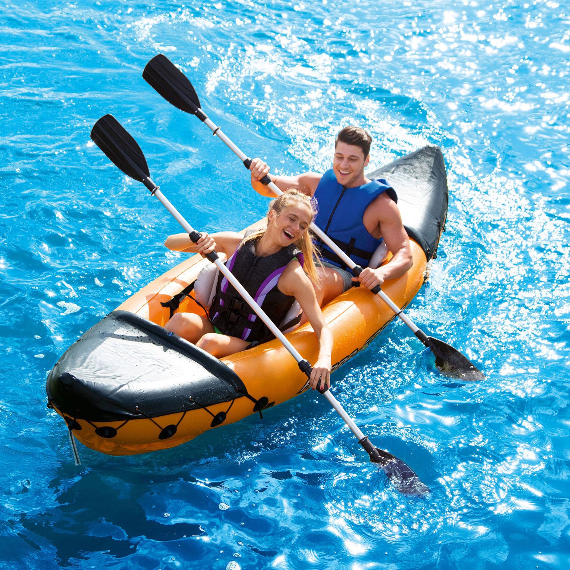 Bestway Hydro Force Wave Edge Inflatable Paddle Board with Lite Rapid Kayak