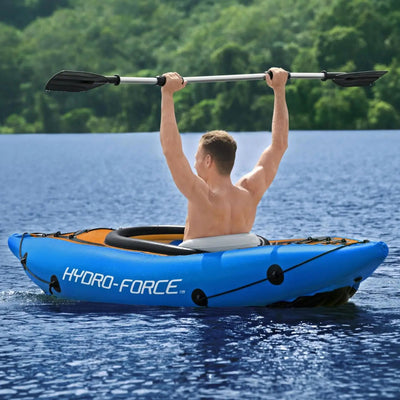 Bestway Hydro Force Wave Edge Inflatable Paddle Board with Cove Champion Kayak