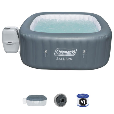 Coleman SaluSpa Inflatable Hot Tub and Bestway SaluSpa 3 Piece Cleaning Tool Set