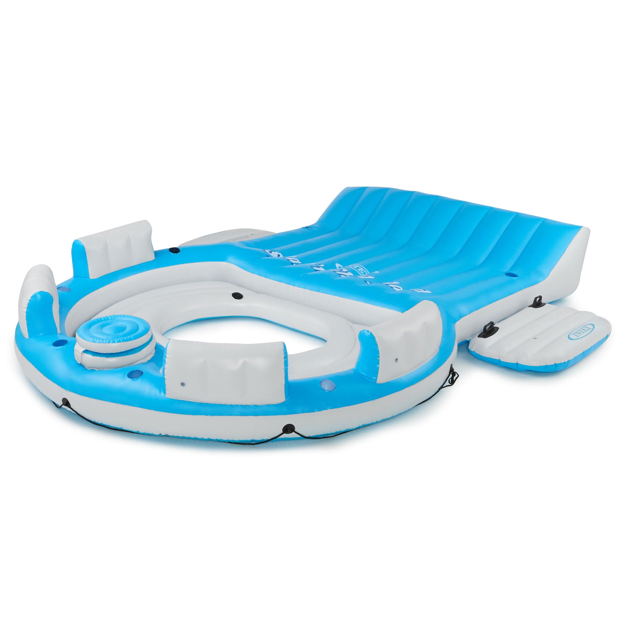 Intex Inflatable Splash N Chill Lounger & Bestway HydroForce Floating Water Raft