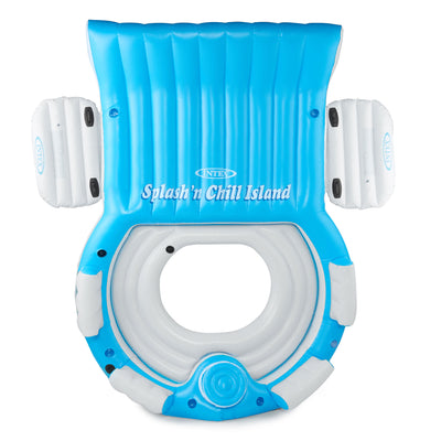 Intex Inflatable Splash N Chill Lounger & Bestway HydroForce Floating Water Raft