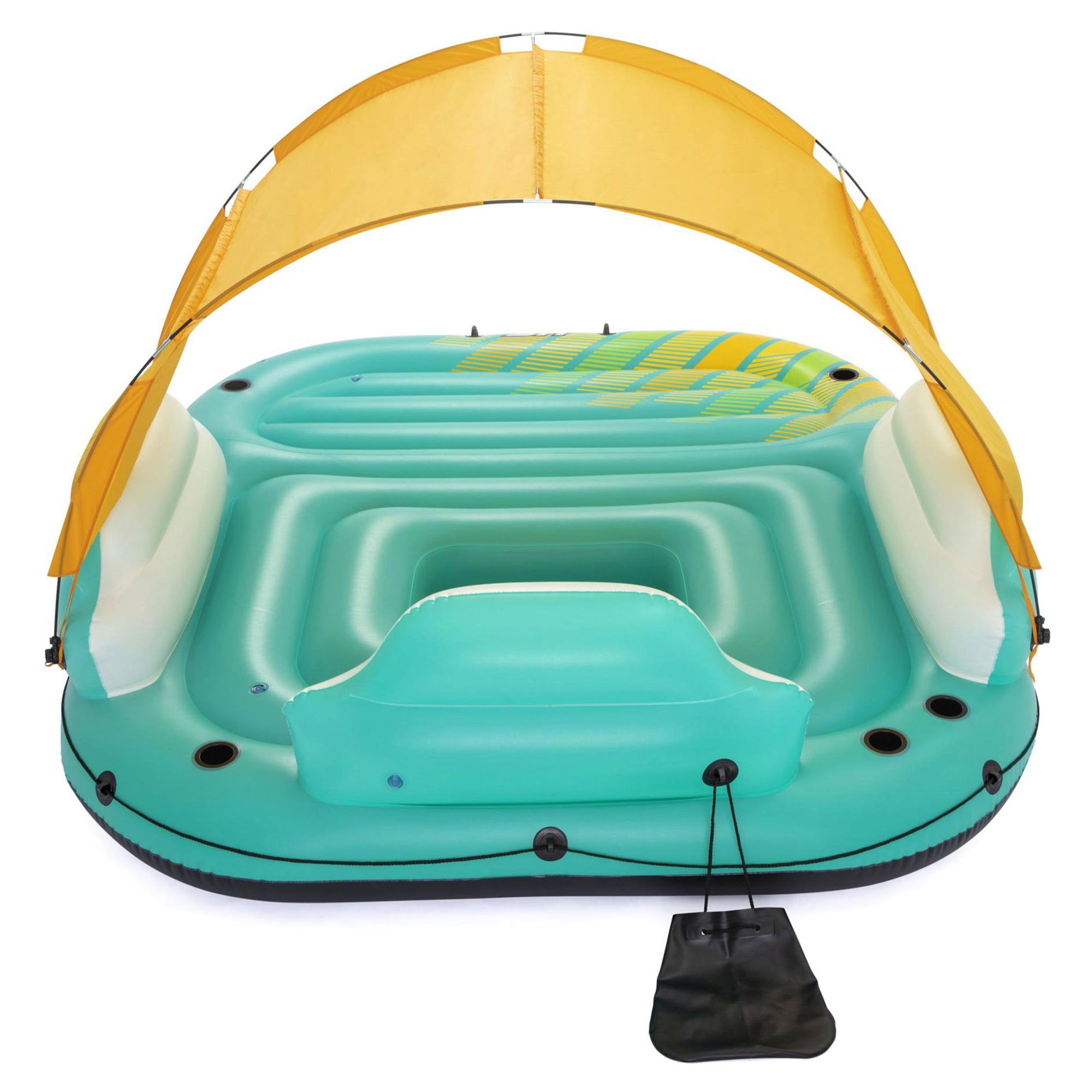 Intex Inflatable Splash N Chill Lounger & Bestway HydroForce Floating Water Raft