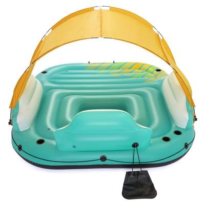 Intex Inflatable Splash N Chill Lounger & Bestway HydroForce Floating Water Raft
