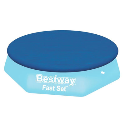 Bestway 10' x 30" Fast Set Inflatable Swimming Pool Set with Filter Pump & Cover