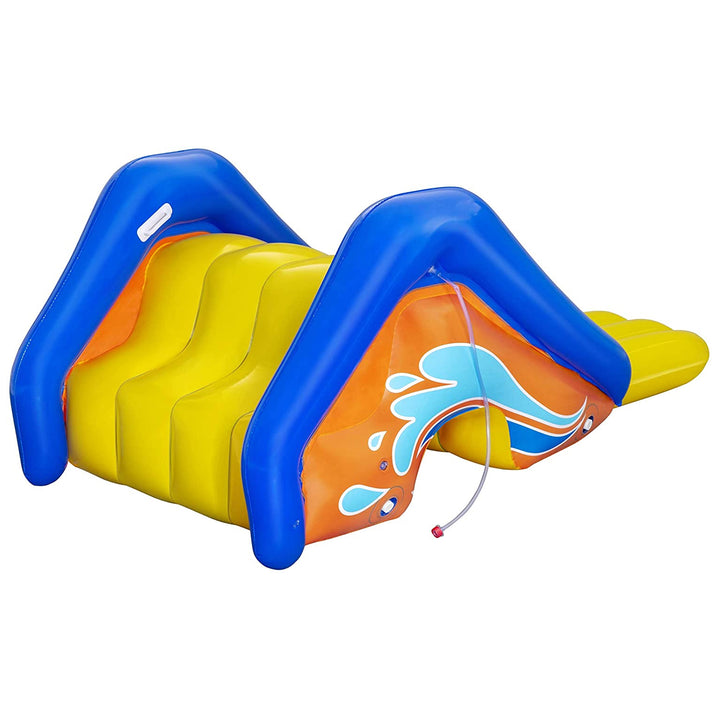 Bestway H2OGO! Inflatable Water Slide & Tropical Breeze Party Island Water Float