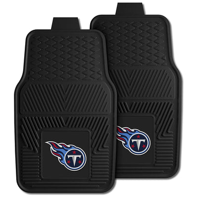 Fanmats 27x17 Inch Front Car Floor Mat 2 Piece Set, NFL Tennessee Titans (Used)