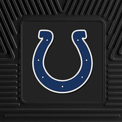 Fanmats 27 x 17" Vinyl Front Row Car Floor Mat 2 Piece Set, Indianapolis Colts - VMInnovations