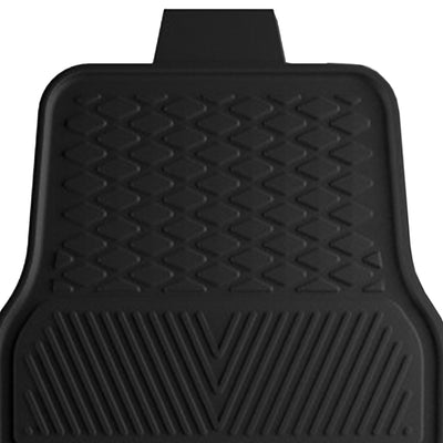Fanmats 27 x 17 Inch Vinyl Front Row Car Floor Mat 2 Piece Set, Houston Texans - VMInnovations