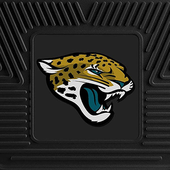Fanmats 27"x17" Vinyl Front Row Car Floor Mat 2Pc,Jacksonville Jaguars(Open Box)