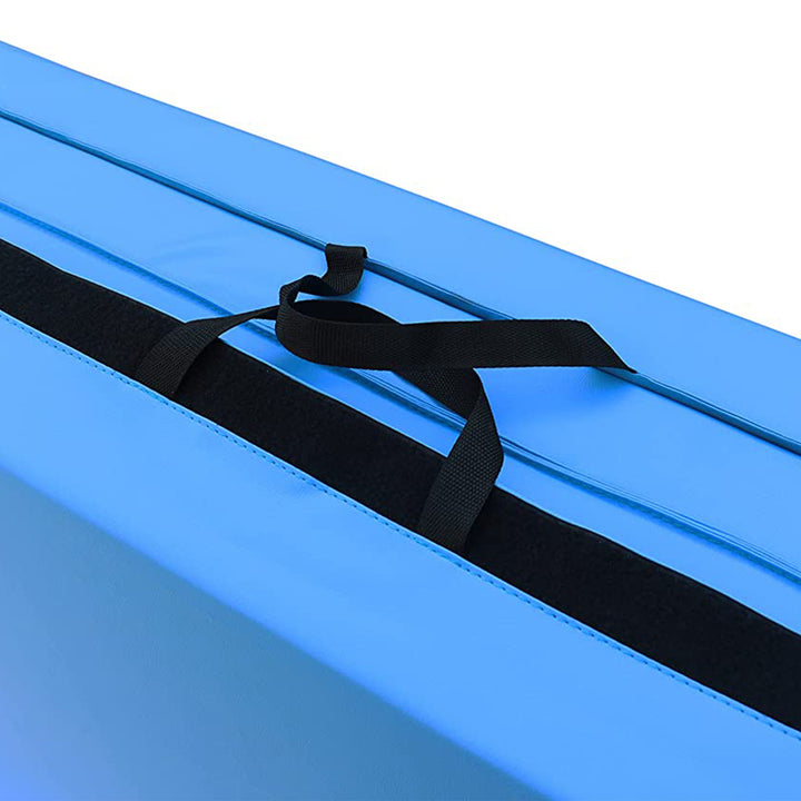 BalanceFrom Fitness 10'x4' All Purpose Folding 4-Panel Exercise Mat, Blue (Used) - VMInnovations