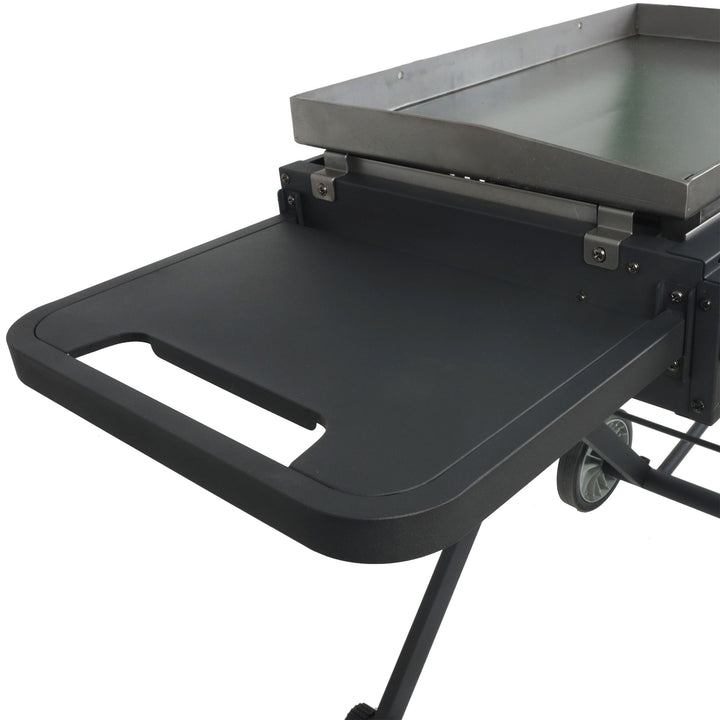 Razor Griddle 3 Burner 30,000 BTU Gas Grill & Griddle Cart w/Side Shelf (Used) - VMInnovations