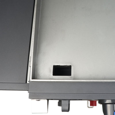 Razor Griddle Portable 3 Burner 30K BTU Gas Grill & Griddle Cart with Side Shelf - VMInnovations