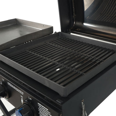 Razor Griddle Portable 4 Burner 40,000 BTU Gas Grill and Griddle Cart with Lid - VMInnovations