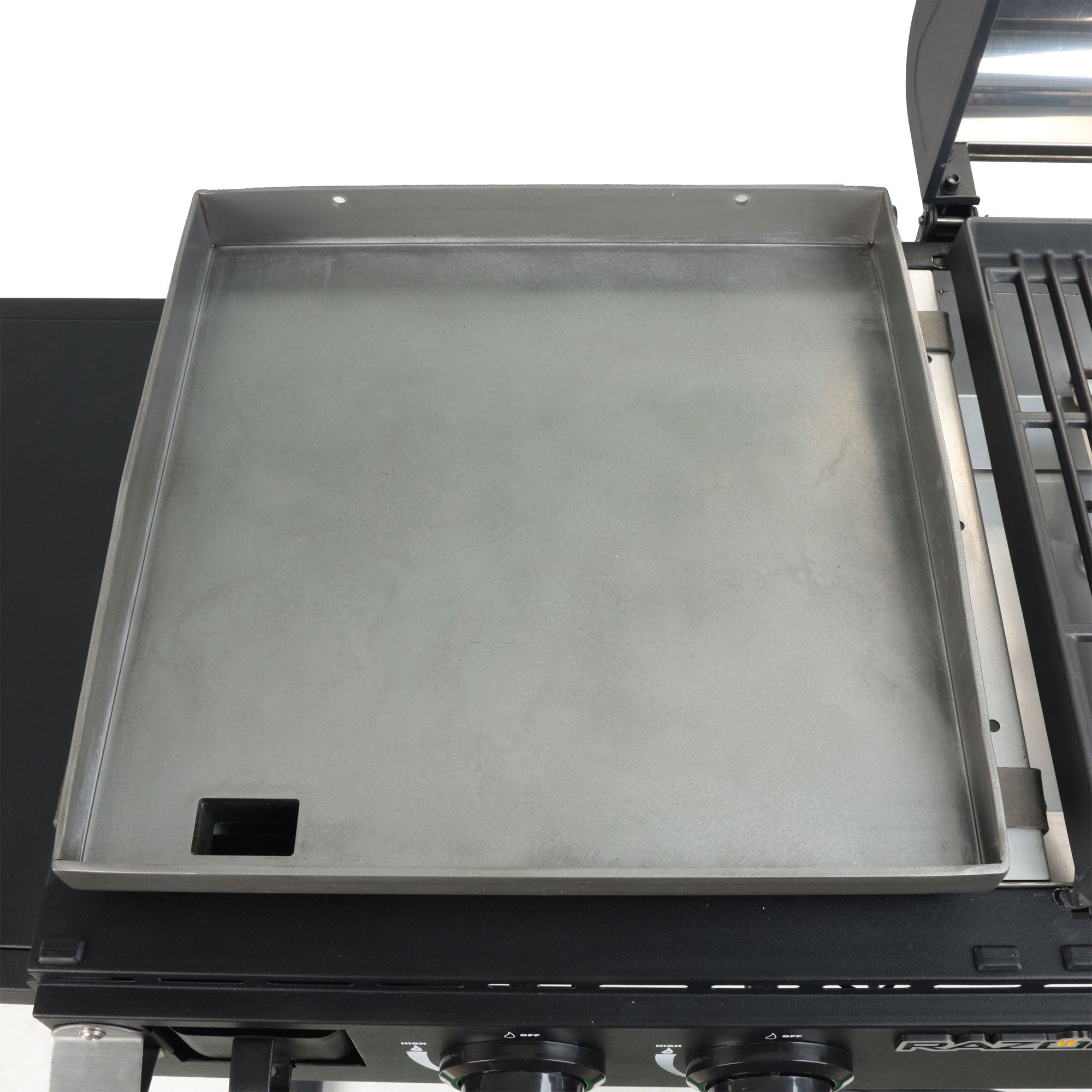 Razor Griddle Portable 4 Burner 40,000 BTU Gas Grill and Griddle Cart with Lid - VMInnovations