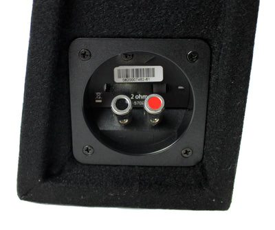 New Rockford Fosgate 10" 400 Watts Shallow Car Subwoofer Sub Enclosure (4 Pack)