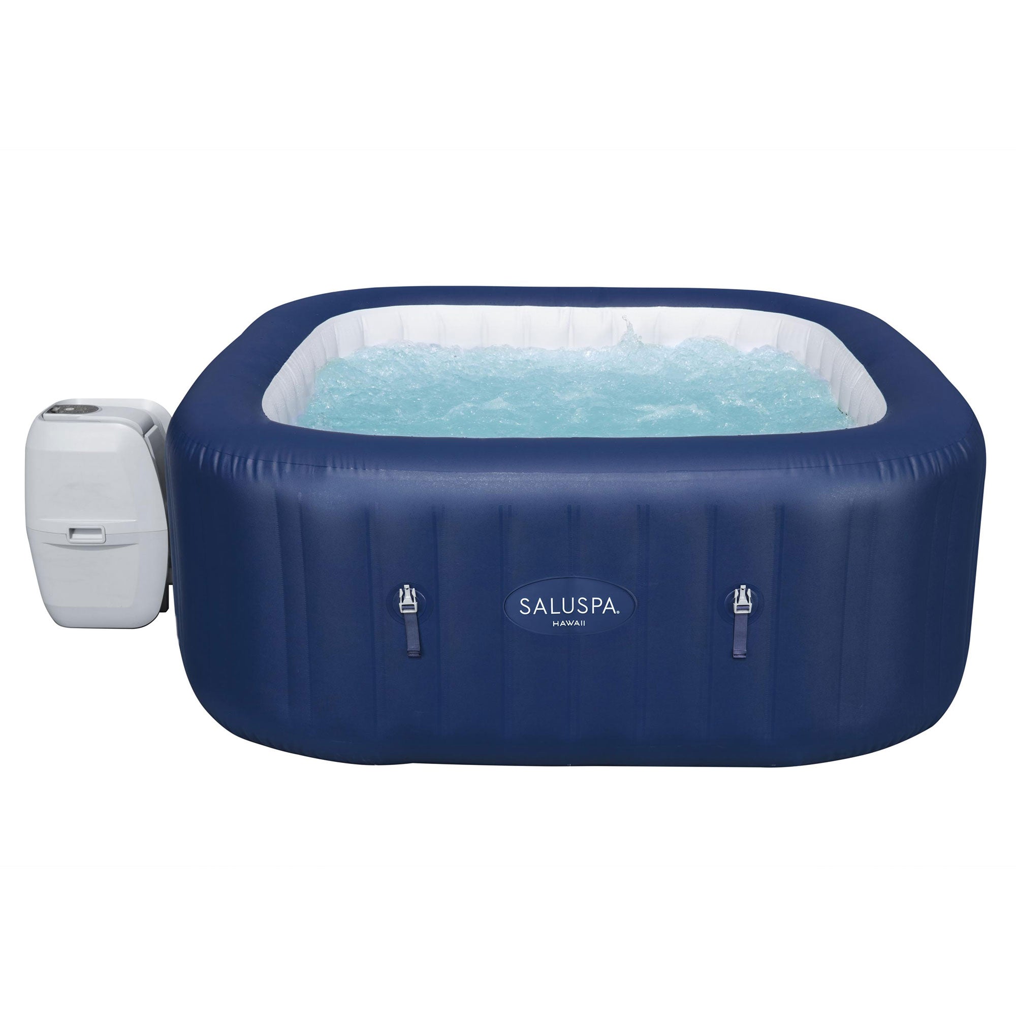 Bestway Hawaii SaluSpa 6 Person Inflatable Hot Tub w/EnergySense DuraPlus Cover