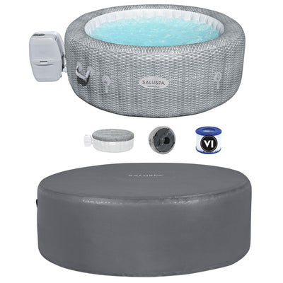 Bestway Honolulu SaluSpa 6 Person Inflatable Hot Tub w/EnergySenseDuraPlus Cover - VMInnovations