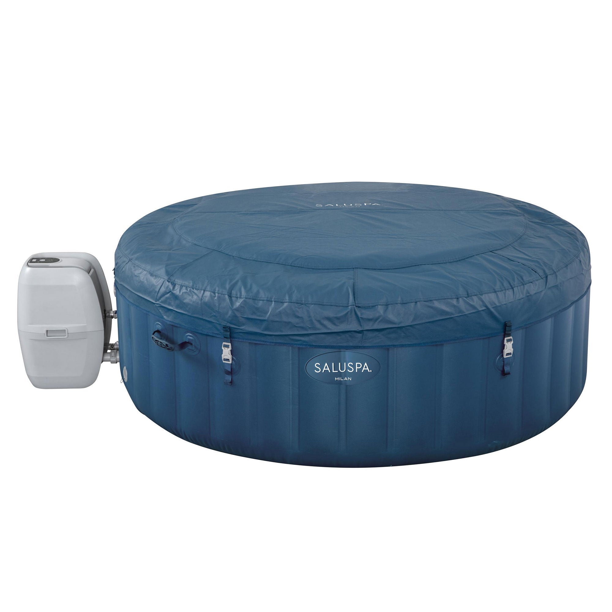 Bestway Milan SaluSpa 6 Person Inflatable Hot Tub w/EnergySense DuraPlus Cover